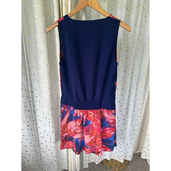 Anthropologie Leifsdottir Malva 100% Silk Surplice Asymmetrical Hem Dress 2 - Picture 6 of 8